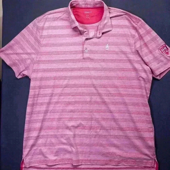 Johnnie-O Soft Pink Polo Shirt PA HRCC Men’s XXL republican Stretch comfy 1077 - Picture 1 of 9